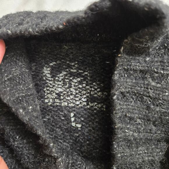 Guess Knit Mock Turtleneck Sweater L Wool Blend Vintage Y2K Streetwear Grunge - Picture 8 of 12